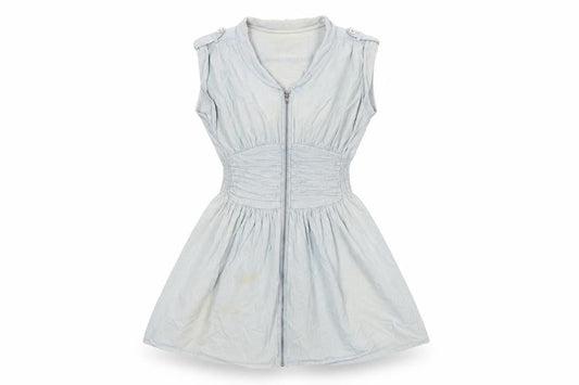 Next Women's Blue Chambray Shirt Dress Size 10