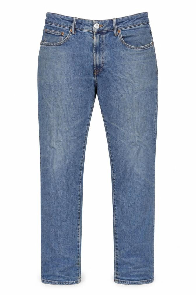 H&M Men's Blue Regular Fit Straight Jeans 34/32