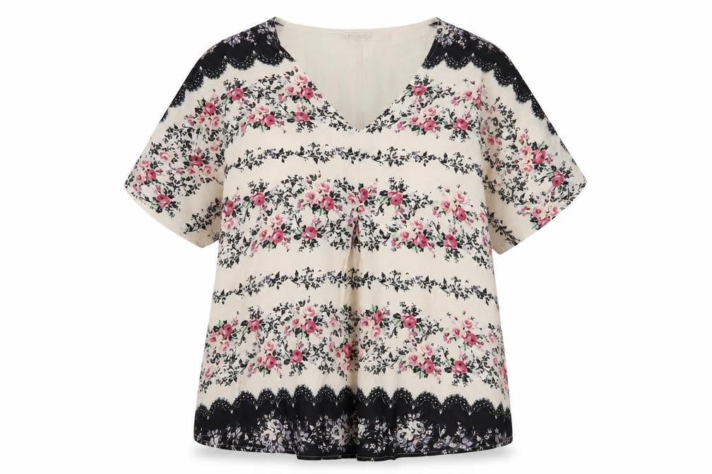 Monsoon Women's Multicoloured Floral Top Size 8