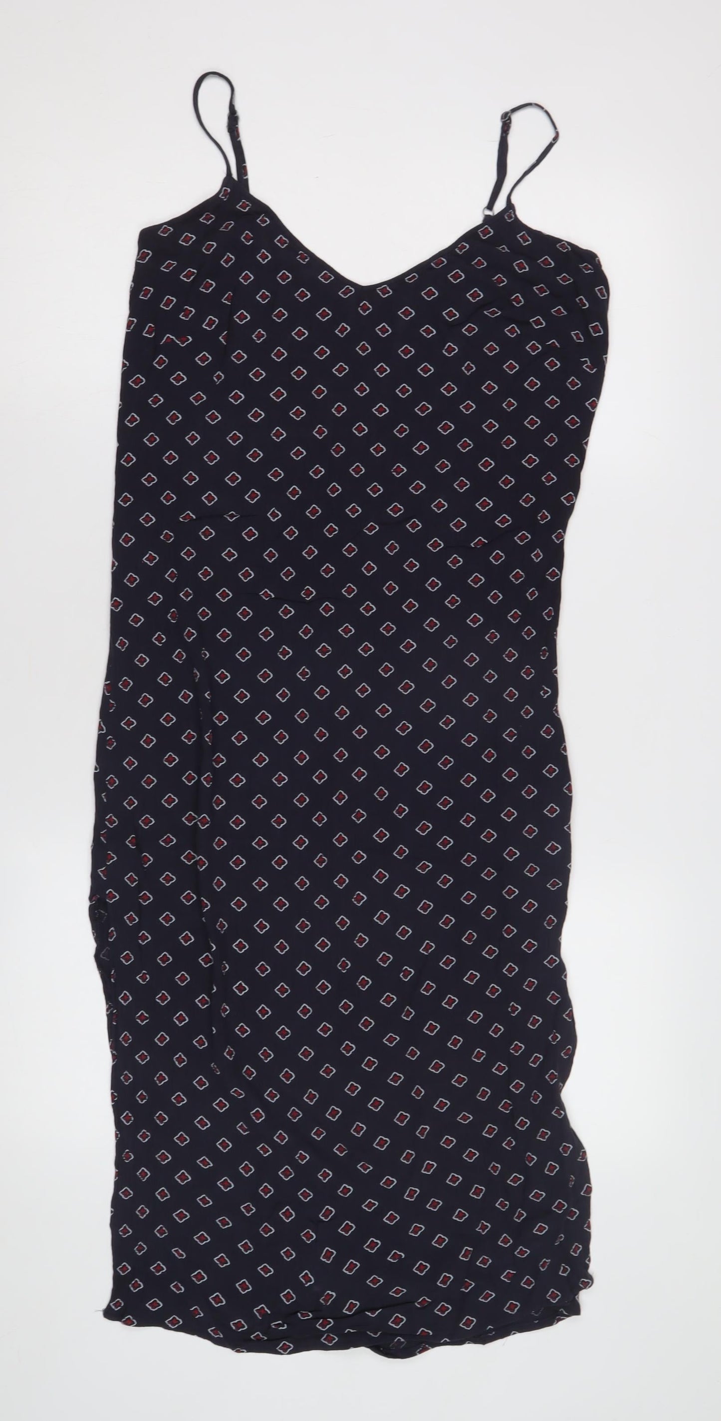 Marks & Spencer Women's Multicoloured V-Neck Slip Dress