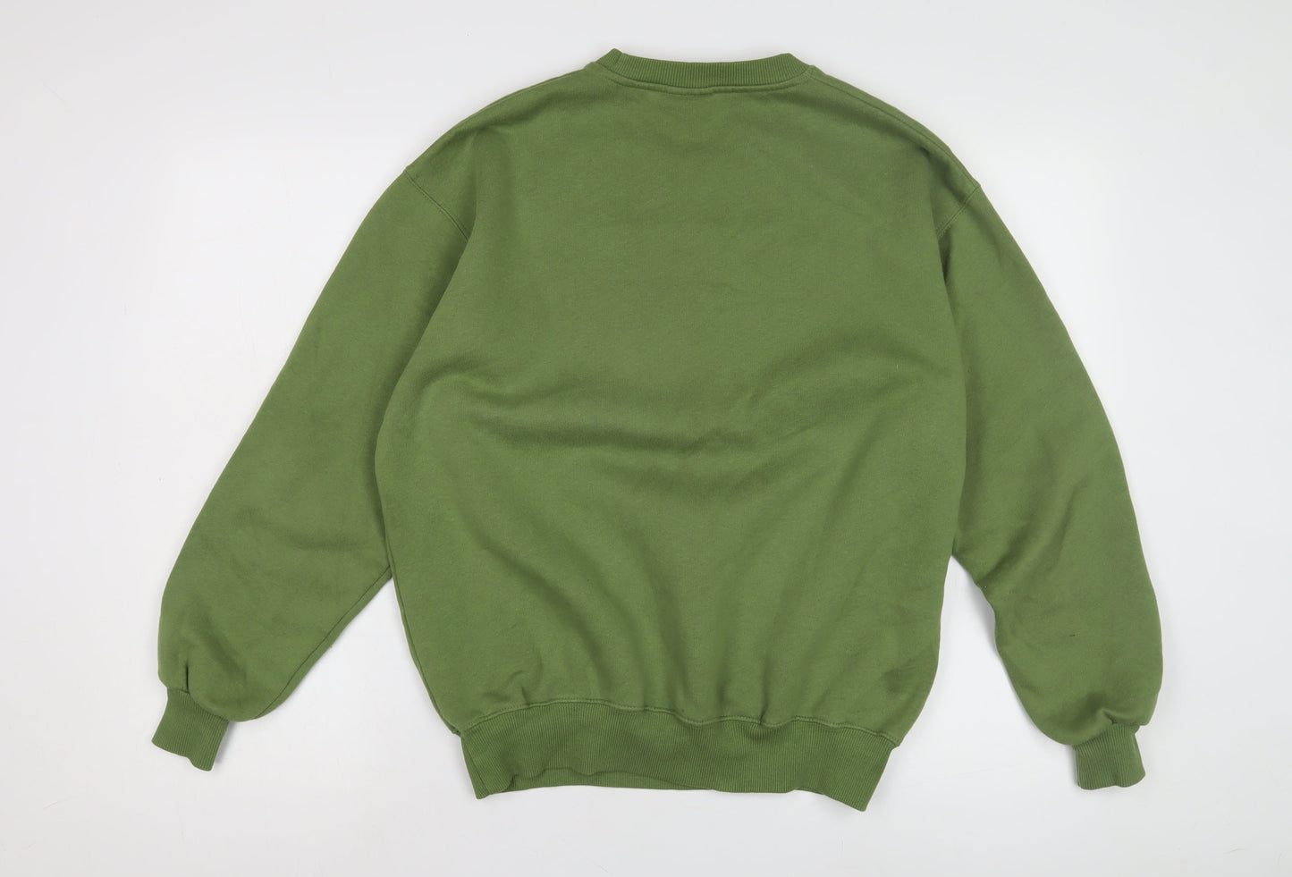Pull&Bear Green Unisex Graphic Sweatshirt, S