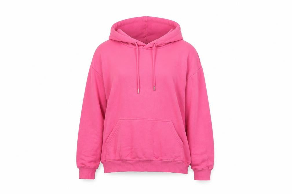 H&M Women's Pink Pullover Hoodie - Size M