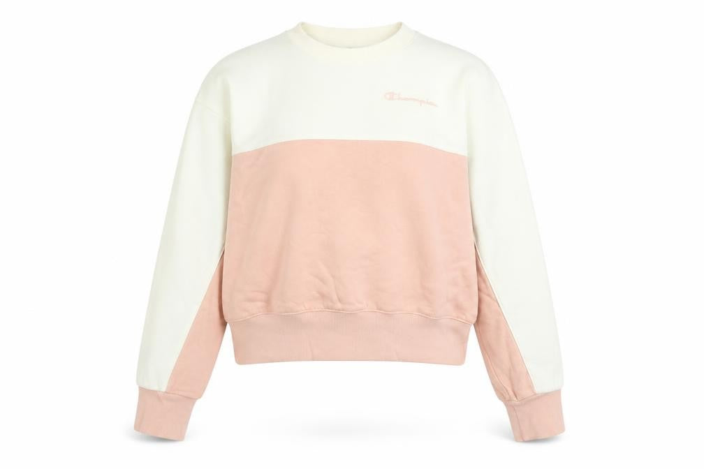 Champion Women's Ivory XS Colourblock Pullover Sweatshirt