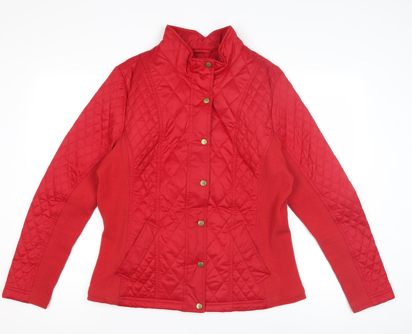 Merona Women's Red Quilted Jacket XL