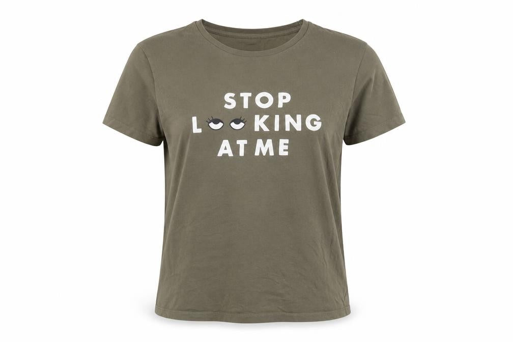Pull&Bear Unisex Green Basic T-Shirt L