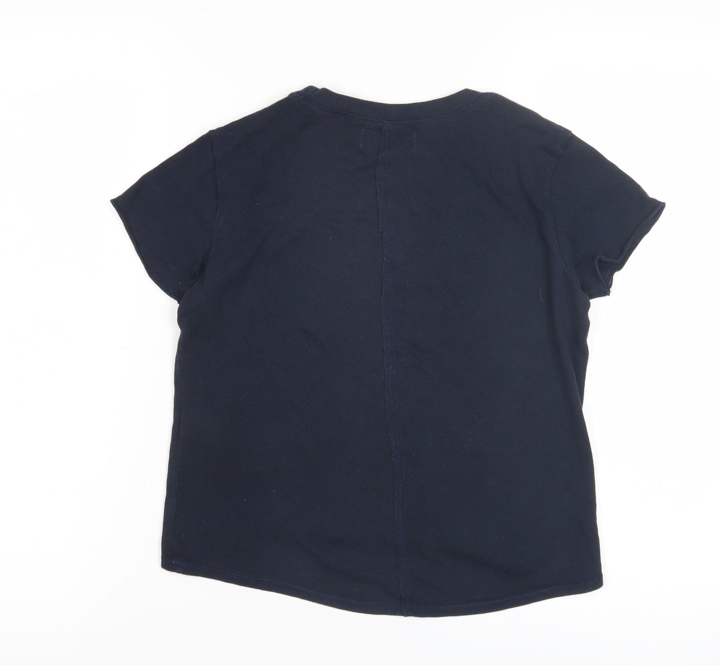 Abercrombie & Fitch Teens Black Crew Neck T-Shirt Size 10