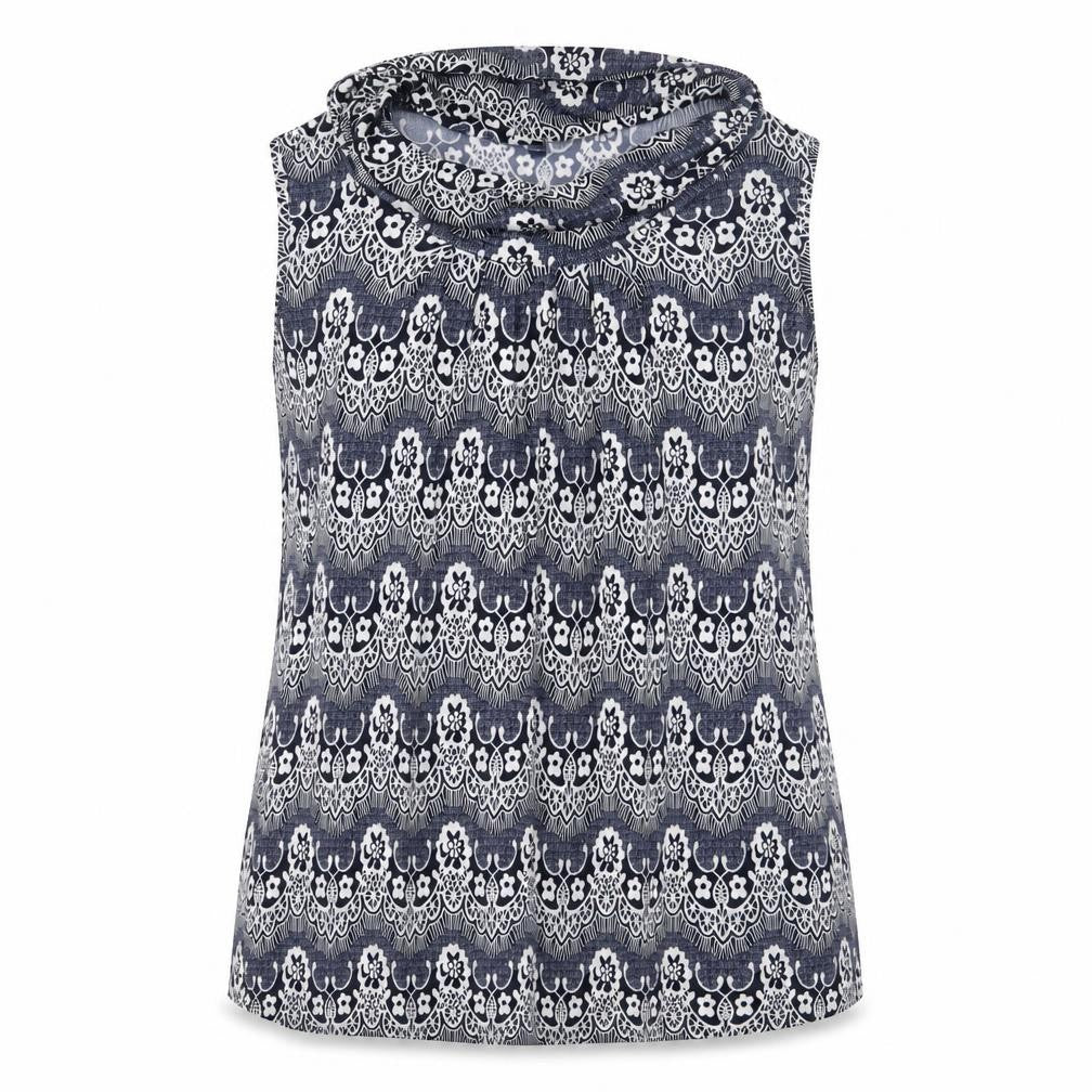 Samya Women's Multicoloured Floral Sleeveless Top