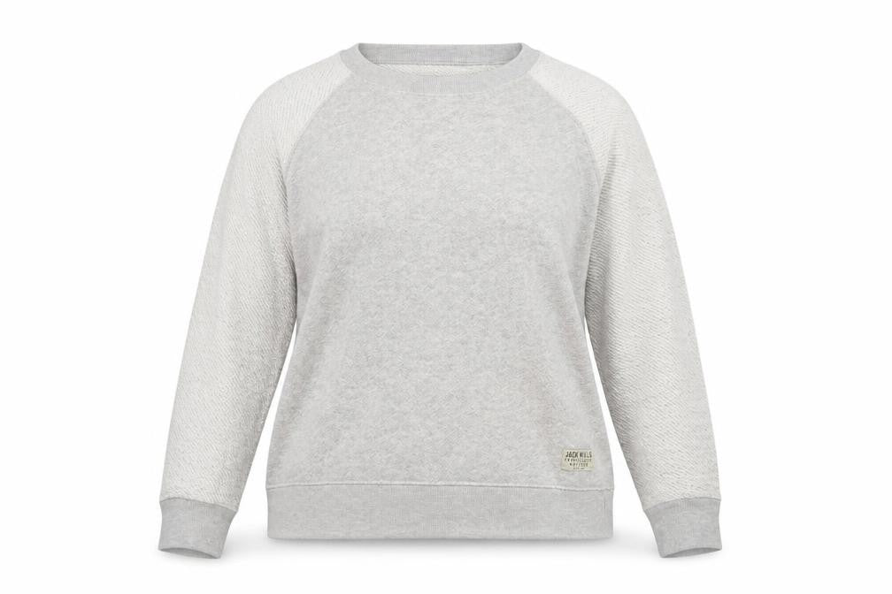 Jack Wills Women's Grey Pullover Sweatshirt Size 12