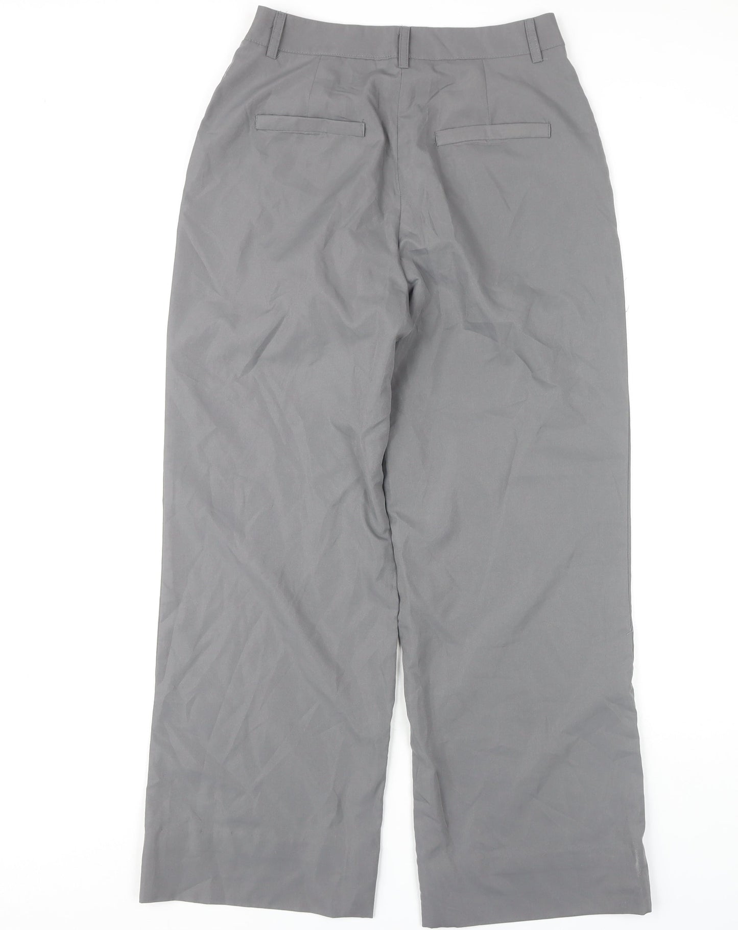 PrettyLittleThing Women's Grey Trousers, Size 8