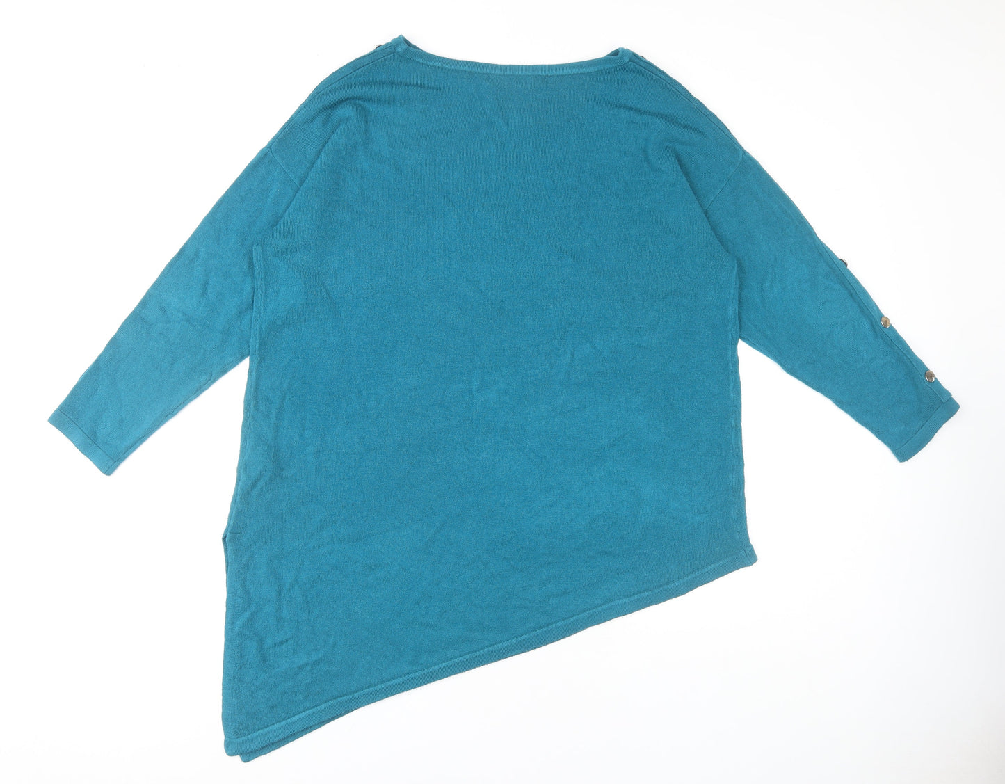 JD Williams Women's Blue Acrylic Pullover Jumper