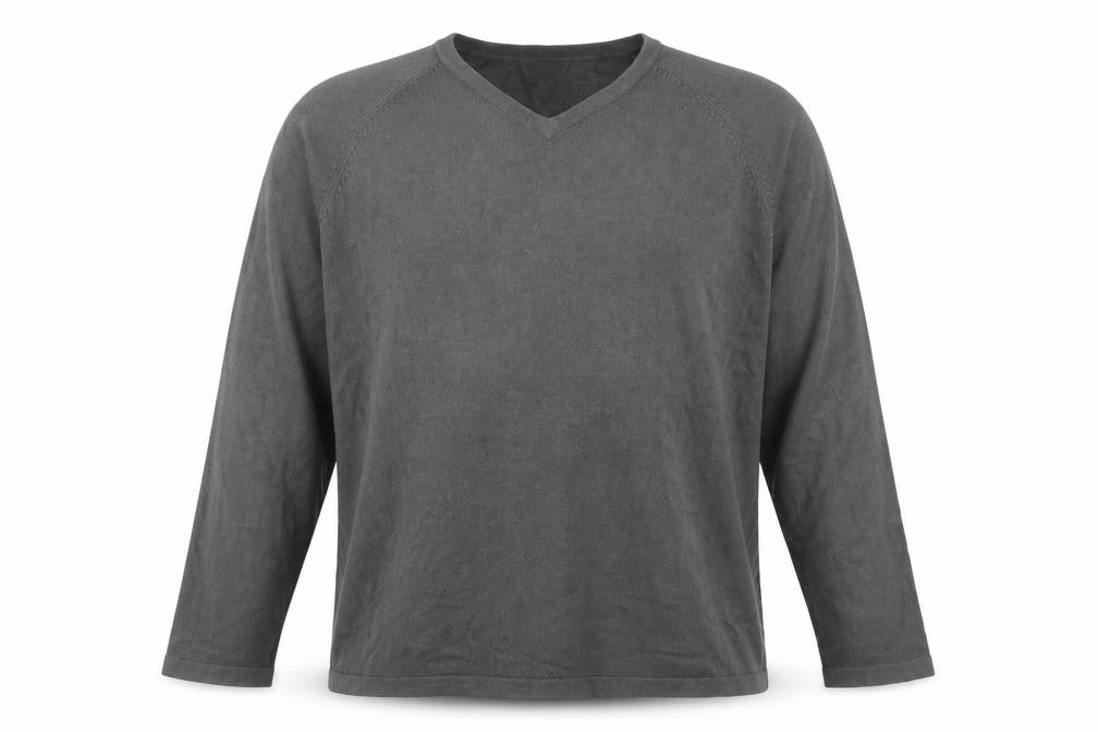 Zantos Men's Grey XL Acrylic Pullover Jumper
