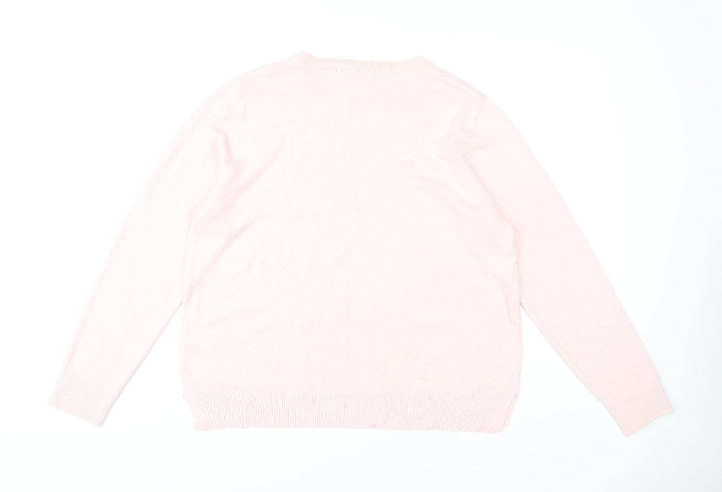 Marks and Spencer Women's Pink Pullover Jumper Size 18