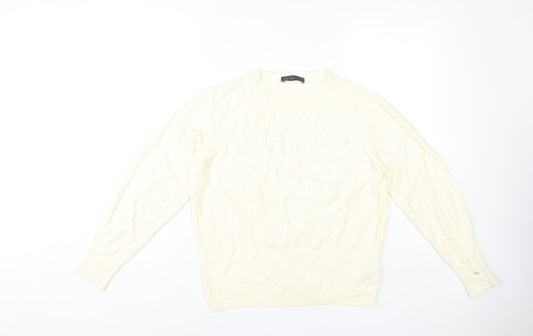 Marks and Spencer Women's Ivory Pullover Jumper Size 12