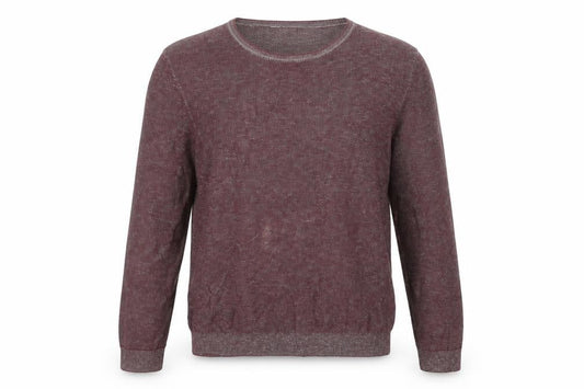 Massimo Dutti Men's Purple L Pullover Jumper