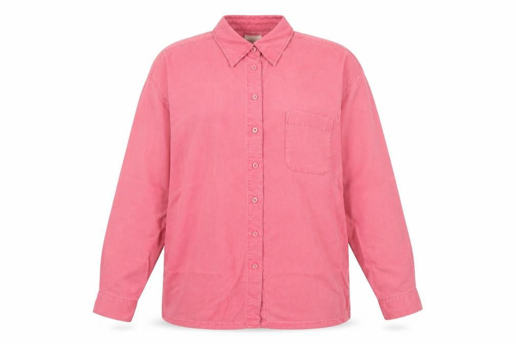 Marks & Spencer Women's Pink Button-Up Shirt UK 16