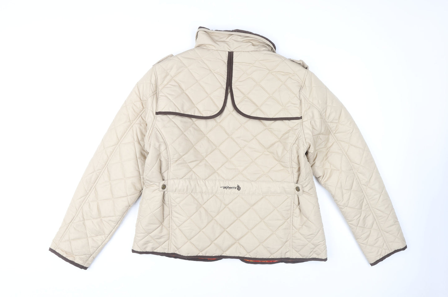 Tayberry Women's Beige Quilted Jacket XL