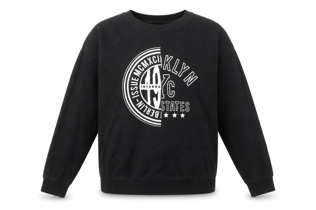 New Look Women's Black Pullover Sweatshirt Size 14