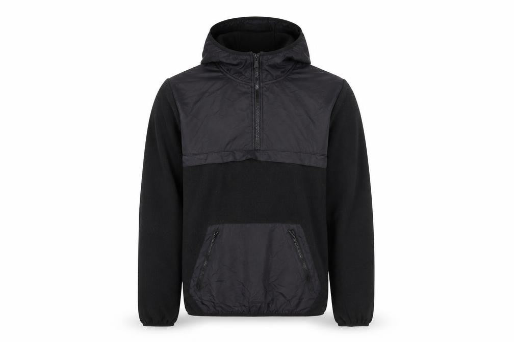McKenzie Men's Black Anorak Jacket S Hooded Casual