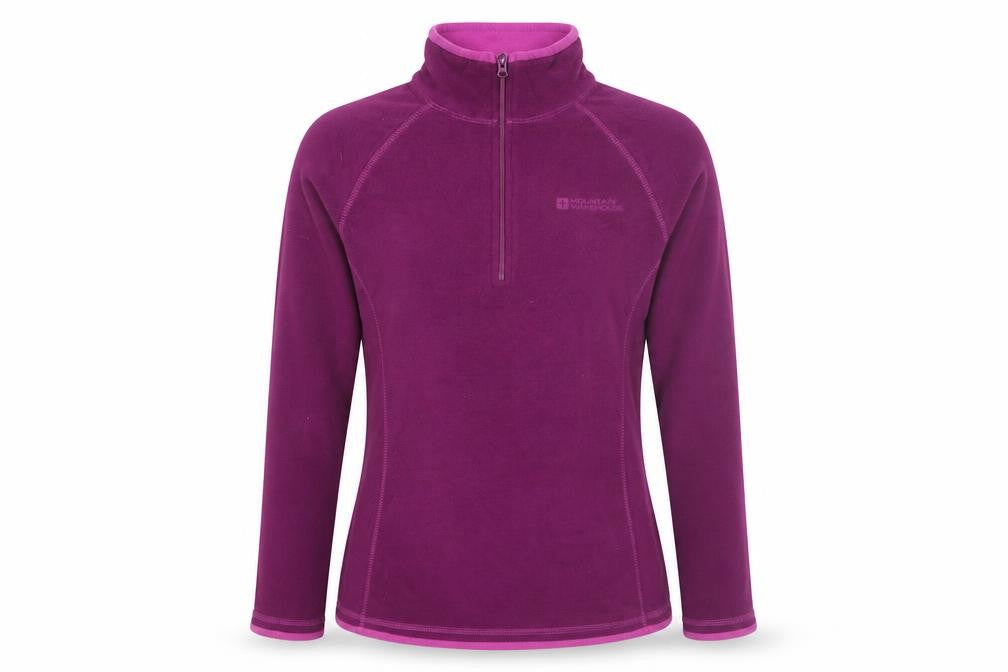 Mountain Warehouse Women's Purple Pullover Fleece Sweatshirt UK 10