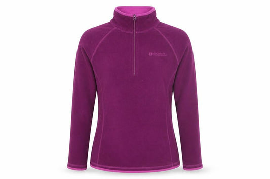 Mountain Warehouse Women's Purple Pullover Fleece Sweatshirt UK 10