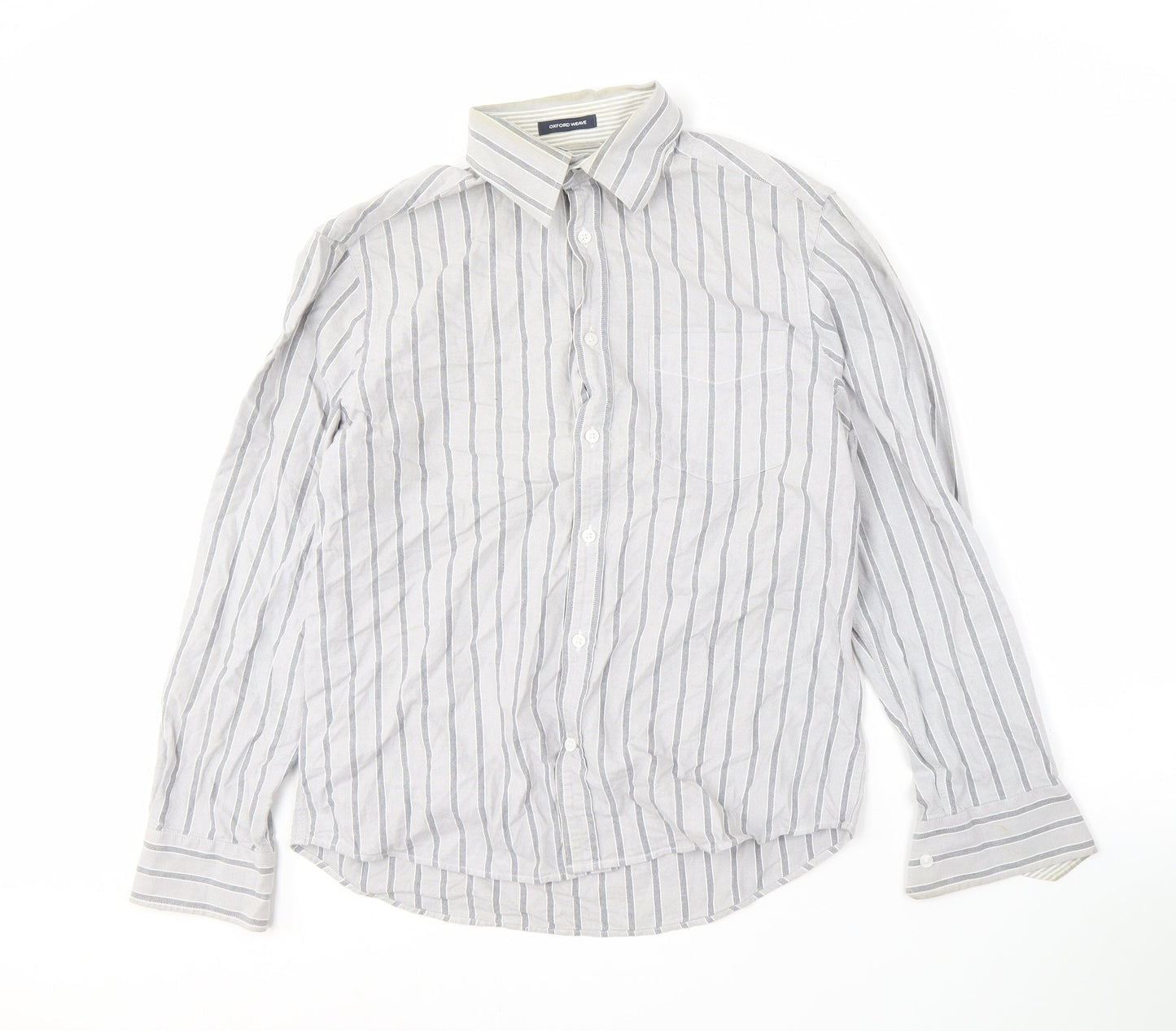Marks & Spencer Men's Striped Button-Up Shirt S