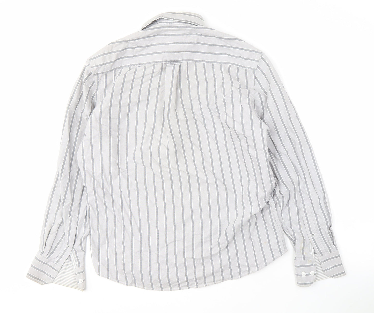 Marks & Spencer Men's Striped Button-Up Shirt S