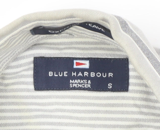 Marks & Spencer Men's Striped Button-Up Shirt S
