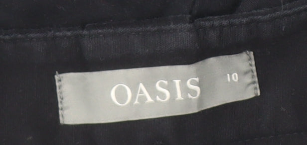 Oasis Women's Black Slim Trousers Size 10