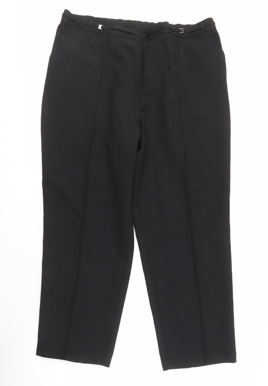 Marks and Spencer Women's Black Trousers Size 18