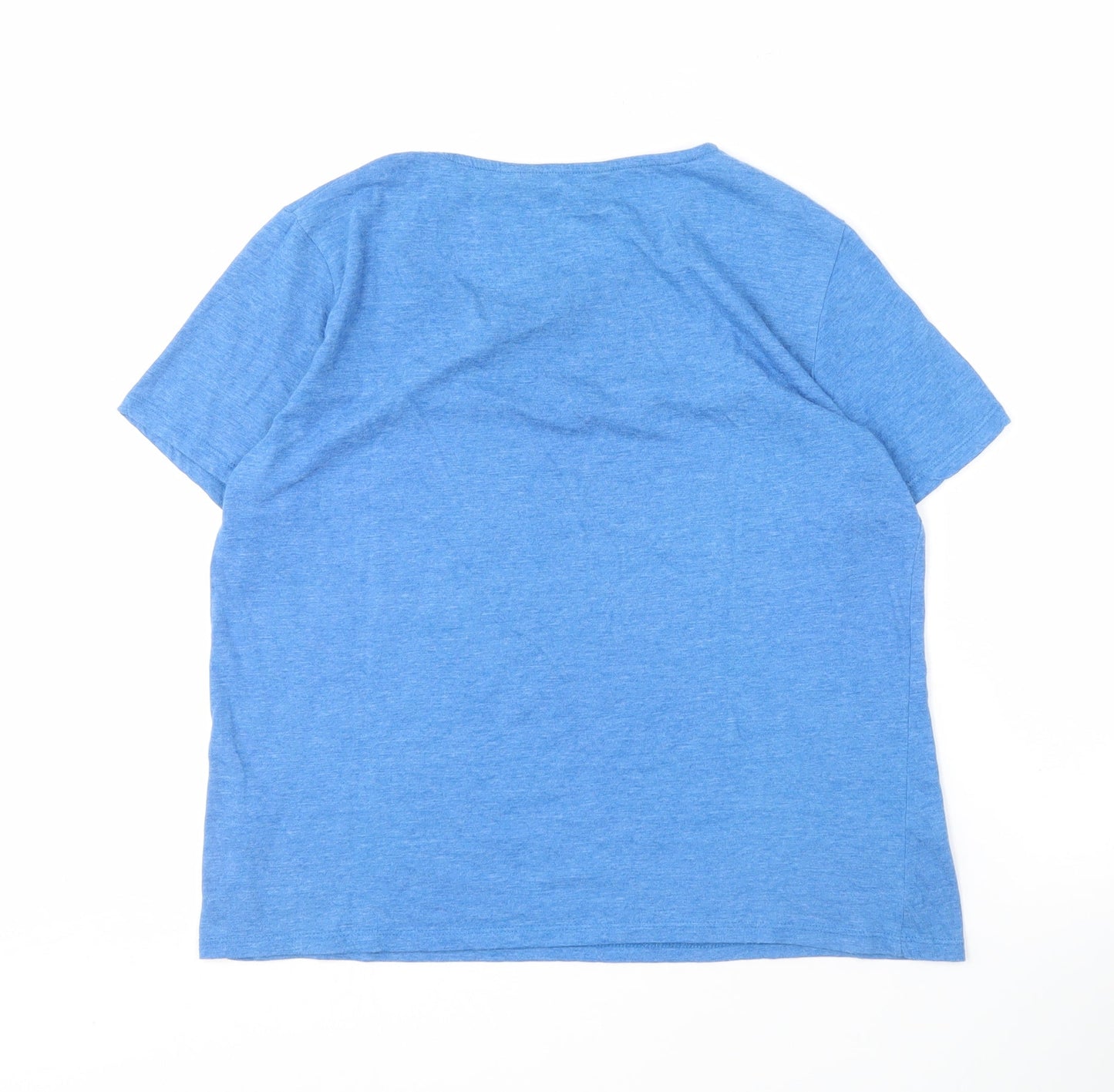 Isle Essentials Women's Blue T-Shirt, Size M, Casual
