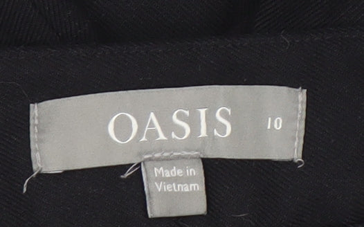 Oasis Women's Black Slim Trousers - Size 10