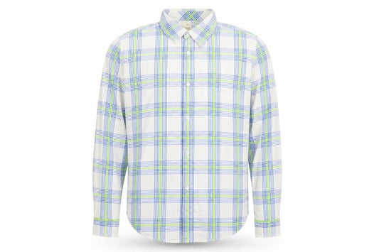 Gap Men's Multicoloured Plaid Cotton Shirt L