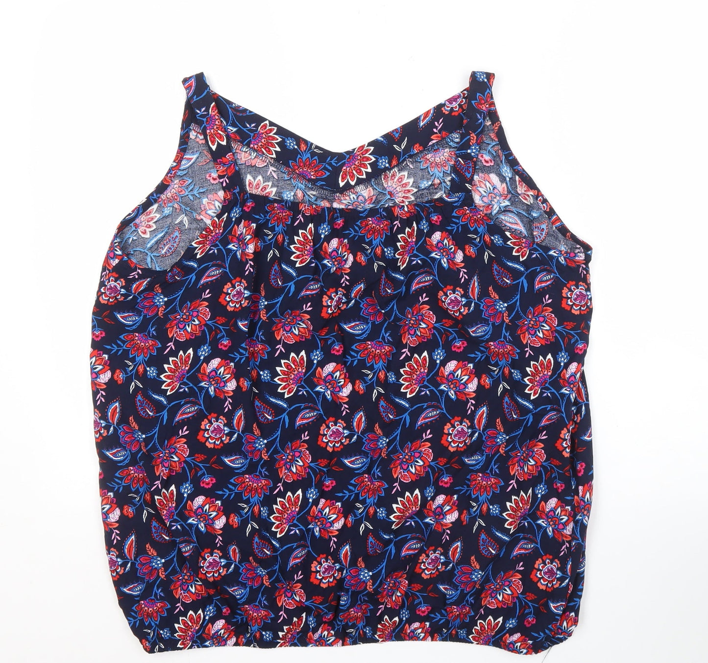 Bonmarché Women's Multicoloured Floral Tank Top, Size 20