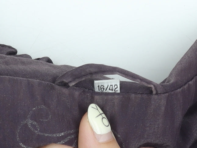 Klass Women's Purple Hooded Jacket Size 16
