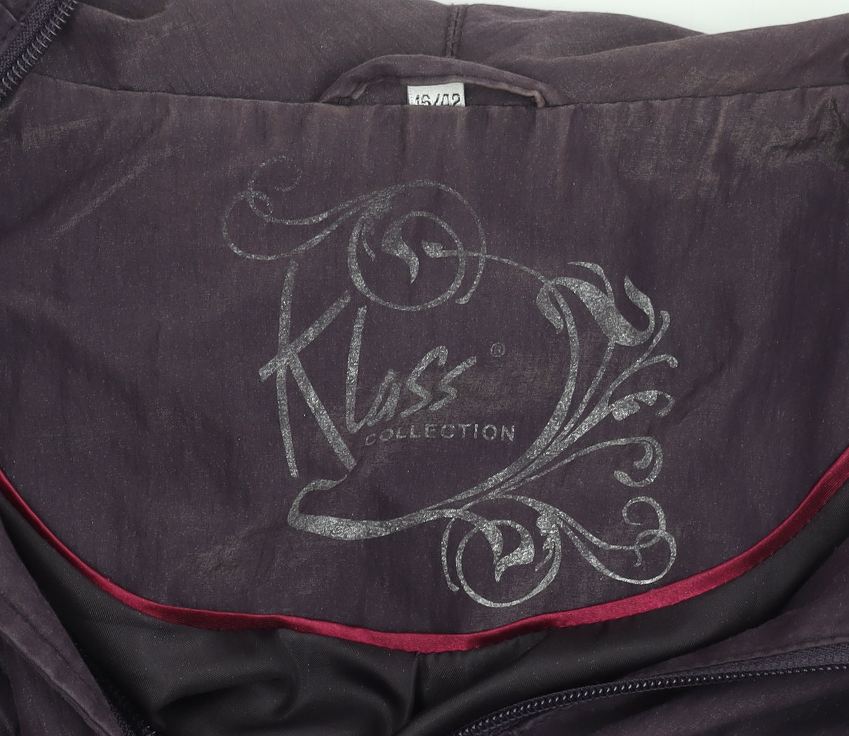Klass Women's Purple Hooded Jacket Size 16