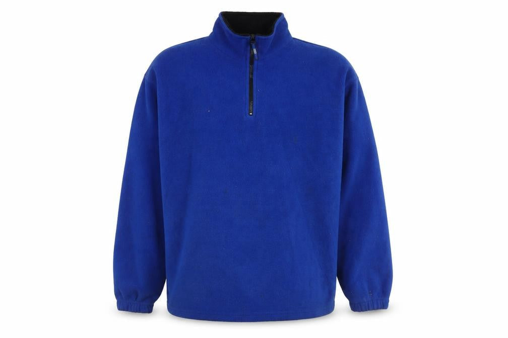 Johnny Brubaker Men's Blue Medium Fleece Pullover Sweater