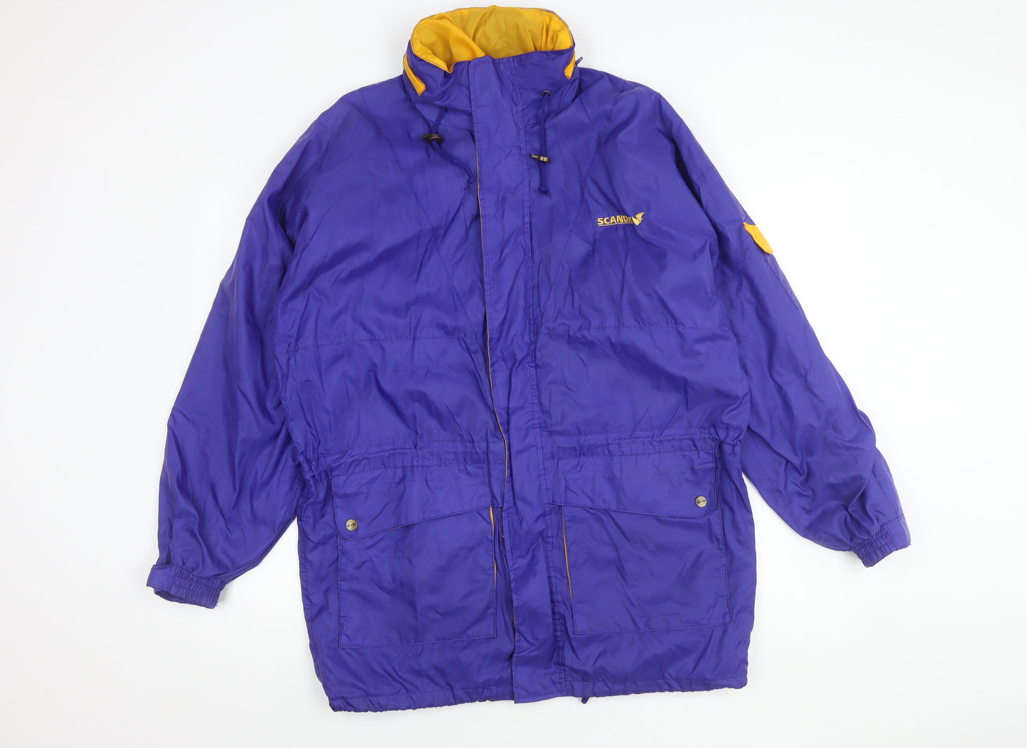 Scanda Unisex Purple Windbreaker Jacket M