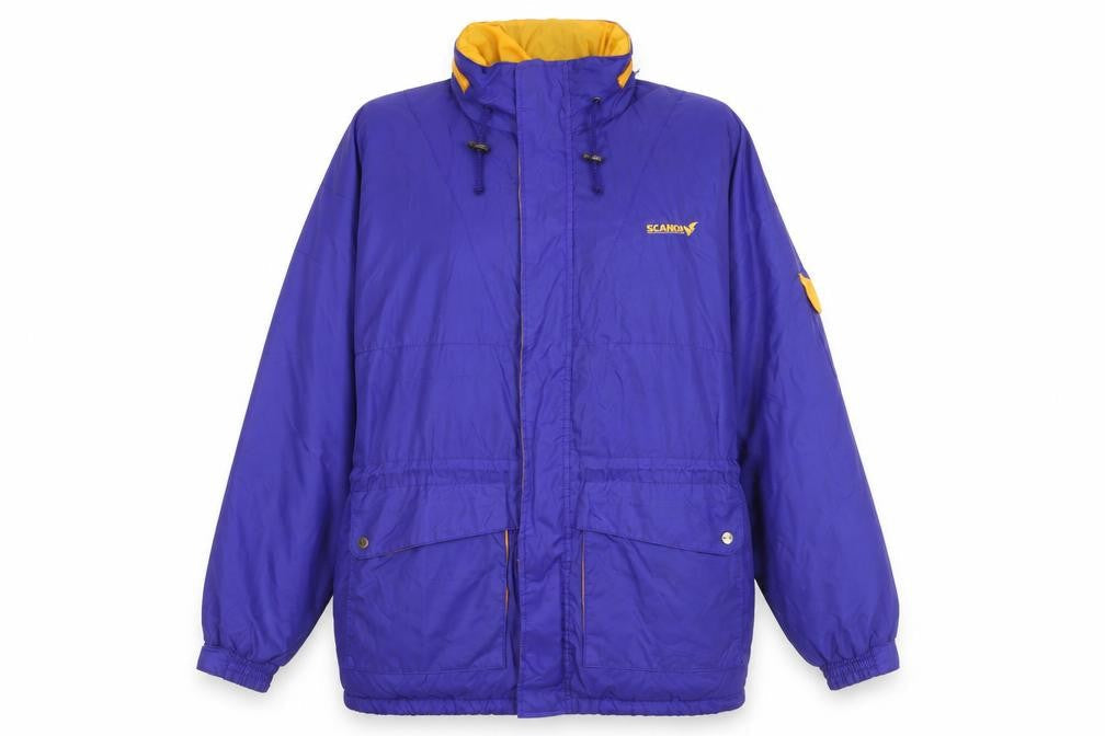 Scanda Unisex Purple Windbreaker Jacket M