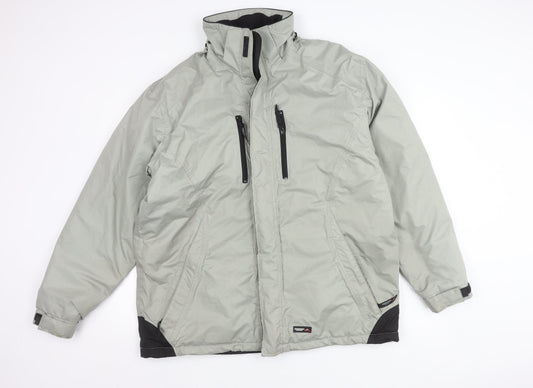 Snowdonia Men's Grey Parka Jacket - Insulated Winter Wear 44"-46"