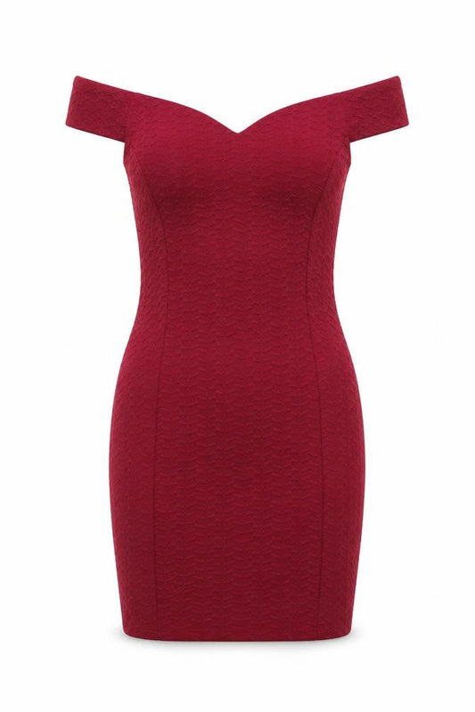 Miss Selfridge Women's Red Bodycon Dress Size 6 Petites