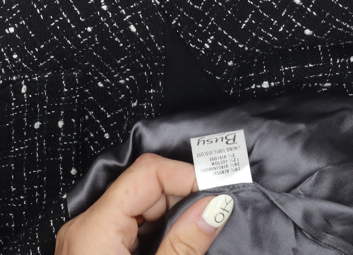 Busy Women's Black Suit Jacket Size 14 - Business Attire