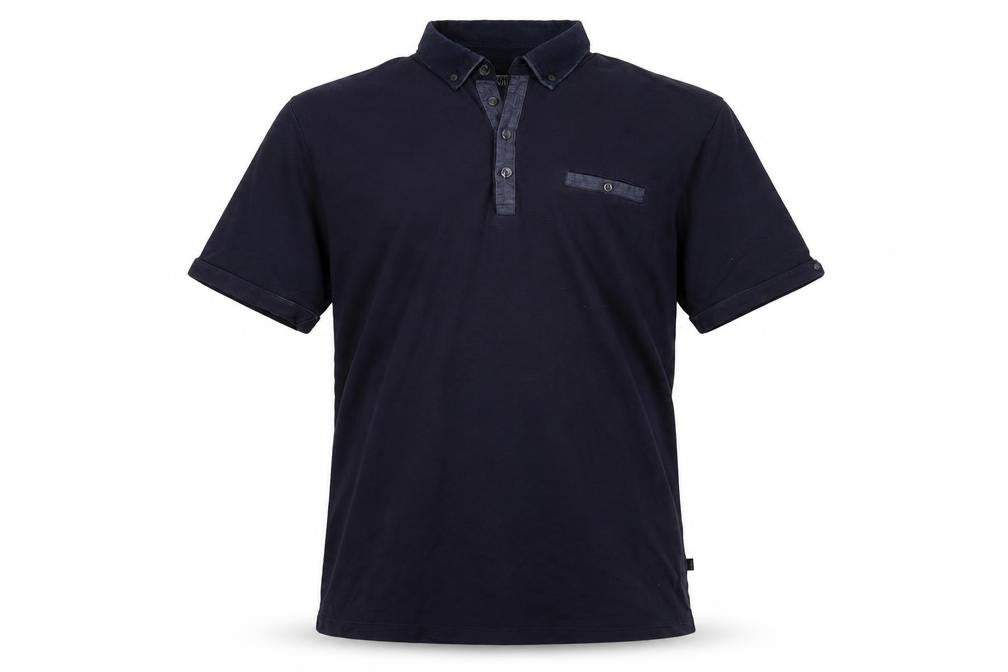 Marks & Spencer Men's Blue Short Sleeve Polo XL