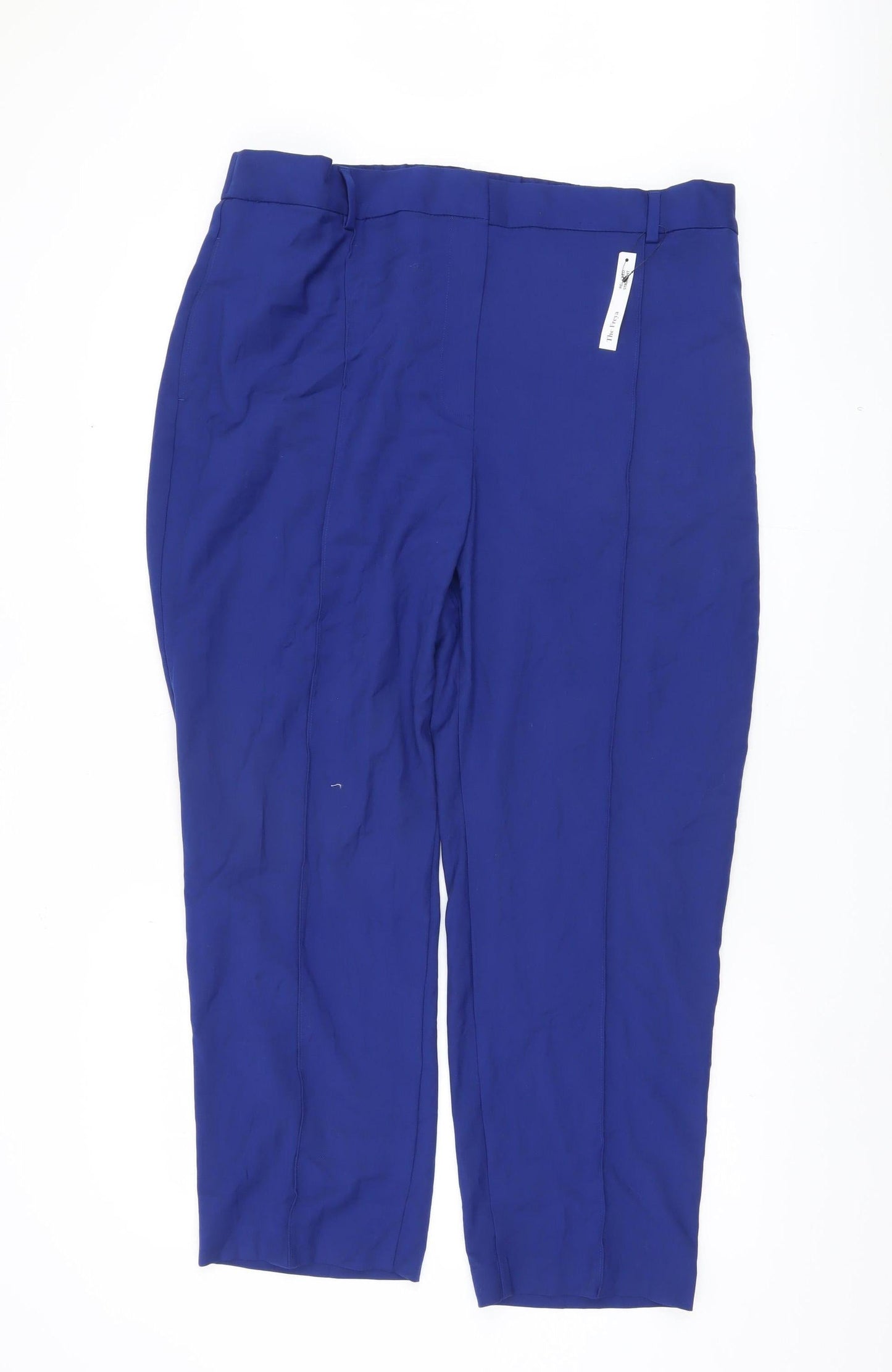 Marks and Spencer Women Blue Trousers UK 20