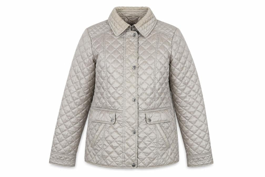 Gil Bret Women's Beige Quilted Jacket Size 14