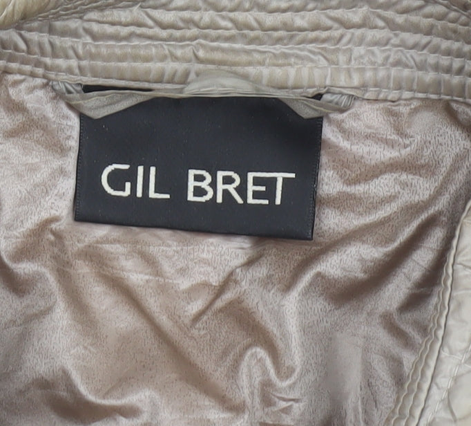 Gil Bret Women's Beige Quilted Jacket Size 14