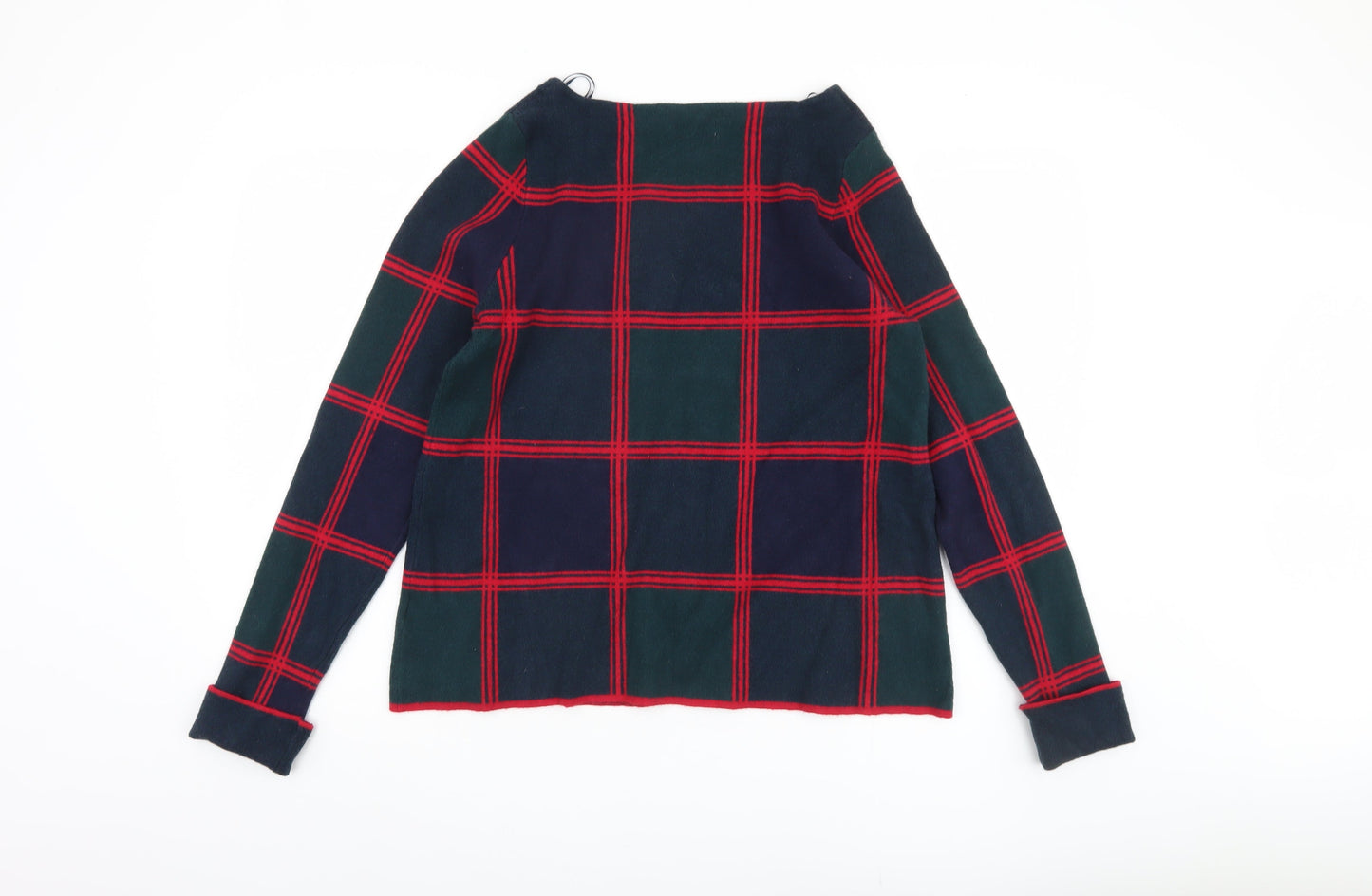Kenar Women's Multicoloured Plaid Jumper, Size L