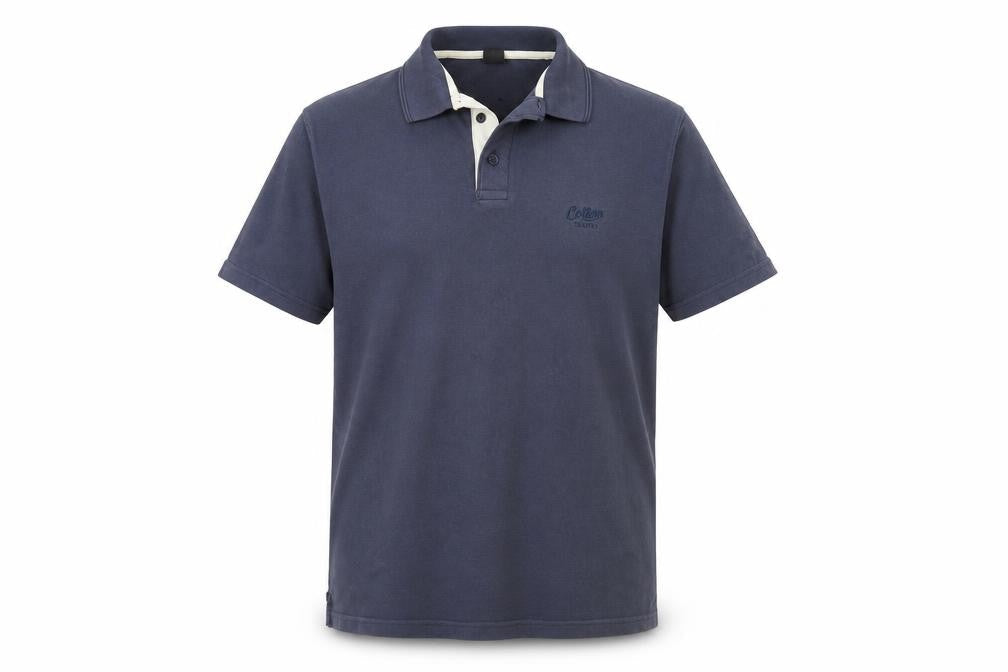 Cotton Traders Men's Blue Polo Shirt M