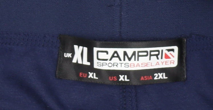 Campri Men's Blue Compression Leggings XL