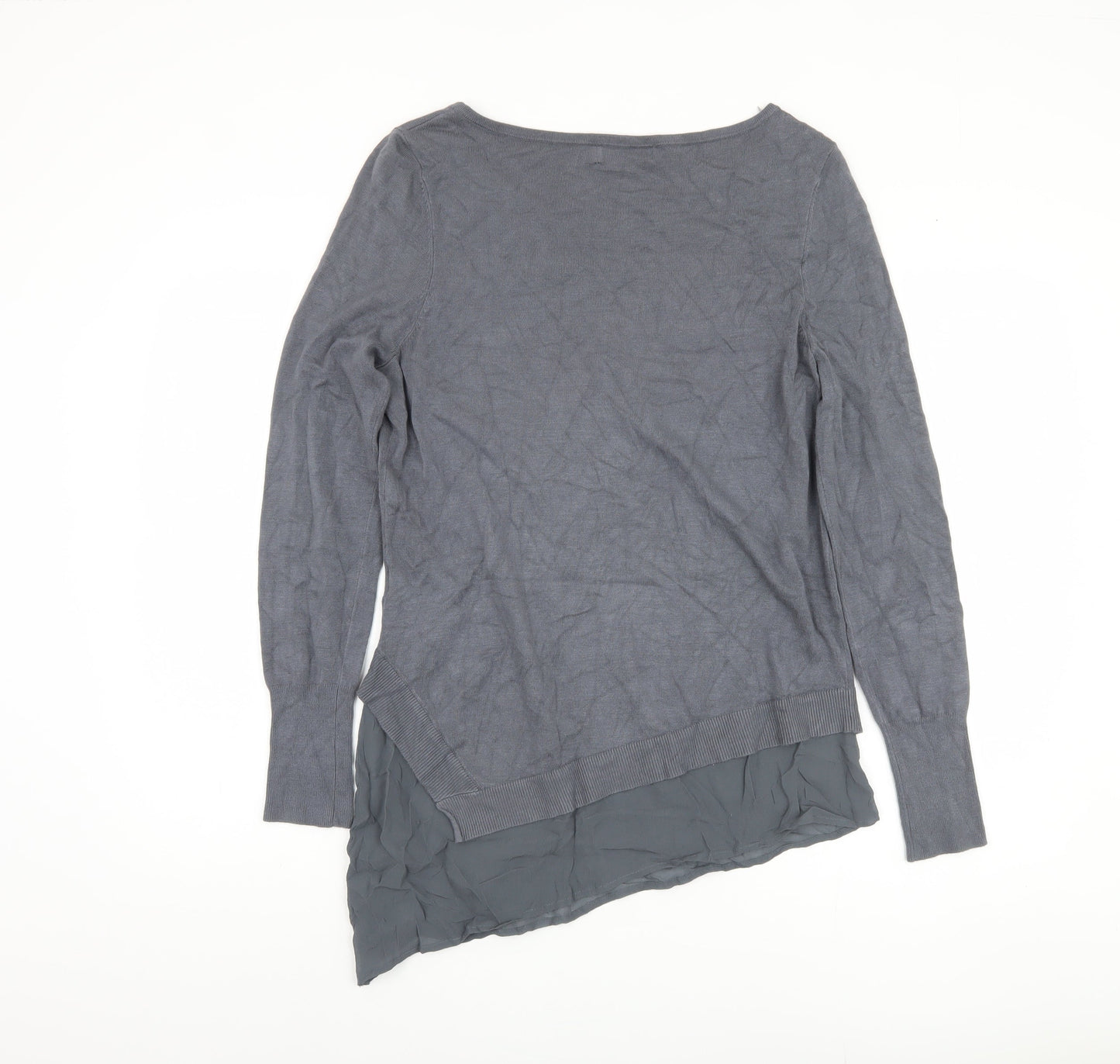 Mint Velvet Women's Grey Jumper, Size 12, Lightweight Knit