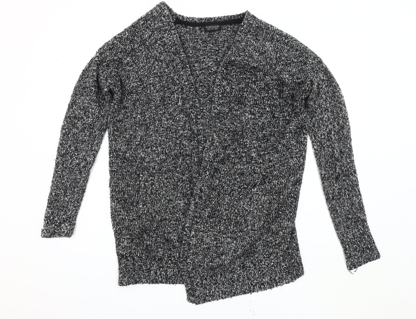 Topshop Women’s Black Cardigan Size 10 V-Neck